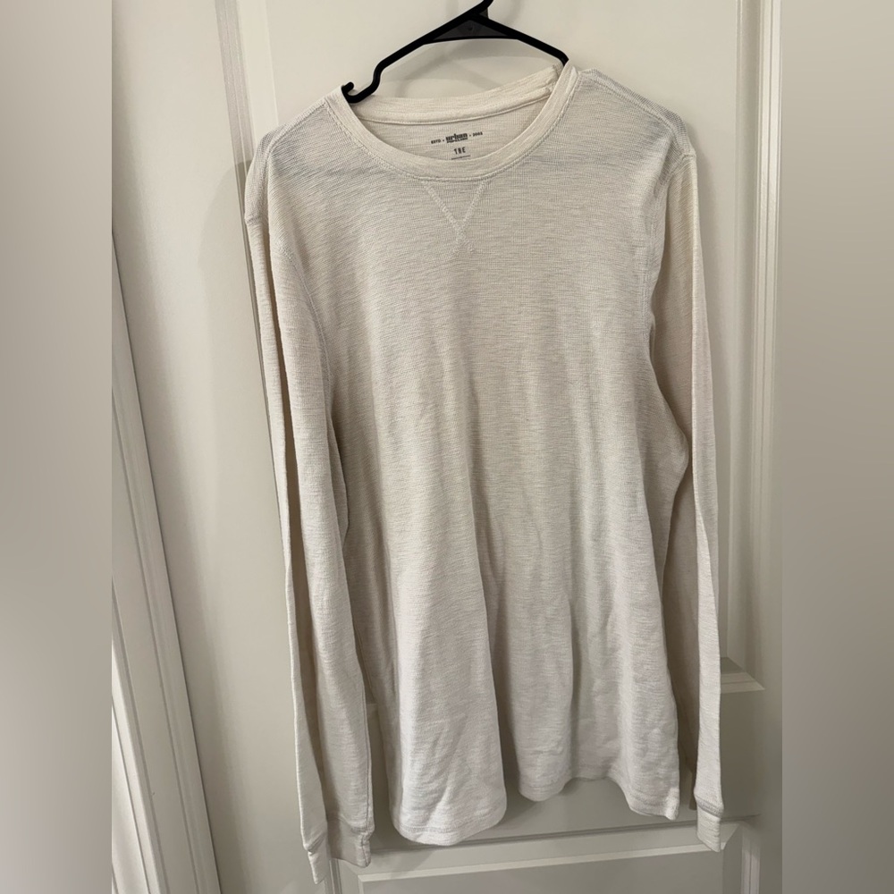 Urban Pipeline Men's Light Cream thermal long sleeve